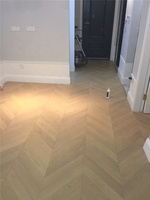 Parquet en chêne européen parquet en bois massif véritable motif chevron plancher en bois