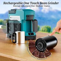 Cafetière sans fil pour batterie Makita 18V, 3 options de préparation, cafetière à filtre avec moulin à café, portable, individuelle