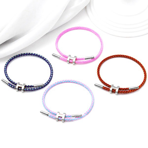 <span class=keywords><strong>Bracelet</strong></span> élégant en chaîne de cuivre, Gants en <span class=keywords><strong>maille</strong></span> de fil d'acier inoxydable, <span class=keywords><strong>Bracelet</strong></span> réglable en titane plaqué or 3D, étanche - Product Image 3