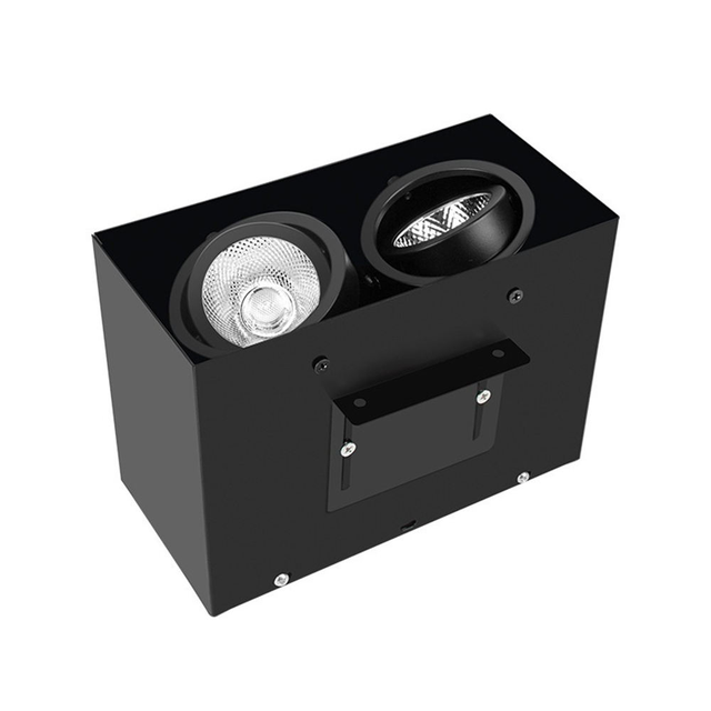 Square Single-head COB Downlight, Indoor Modern LED Downlight, Recessed LED Downlight and Spotlight