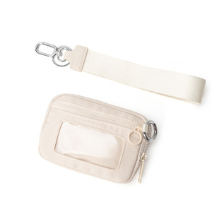 Portamonete 2025 nuova <span class=keywords><strong>tendenza</strong></span> in Nylon portamonete per cellulare portachiavi con carta <span class=keywords><strong>di</strong></span> credito RFID custodia piccola con braccialetto rimovibile - Product Image 5