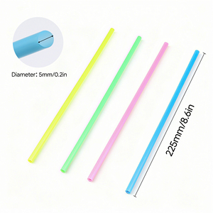 Drinking <strong>straw</strong> portable reusable <strong>plastic</strong> pla 100% biodegradable eco friendly support oem - Product Image 3
