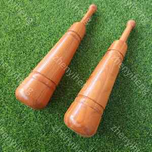 جودة عالية الخشب الصلب الهندي Clubbell البرازيلي خشب الساج Clubbell إعادة تأهيل قوة التدريب Clubbell - Product Image 3