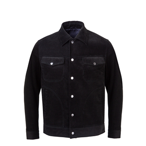 Turn Down Collar Bomber Jacket Hombres Slim Fit Algodón Bomber Chaquetas Pana Overshirt Camisa Chaqueta Hombres 2025 - Product Image 1