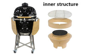 Grill <span class=keywords><strong>Kamado</strong></span> TOPQ en acier inoxydable de 23 pouces, <span class=keywords><strong>prix</strong></span>, grill au charbon de bois, grill <span class=keywords><strong>Kamado</strong></span> en céramique au charbon de bois - Product Image 5