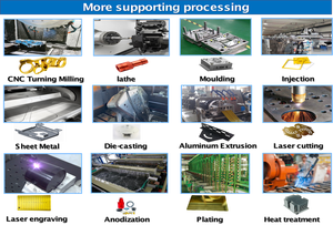 Thiết Kế Theo Yêu Cầu Trung Quốc Gia Công Cnc Tốt Các Bộ Phận Nhôm Kim Loại Sản Xuất Dịch Vụ Nguyên Mẫu In 3d Phay Tiện Cnc - Product Image 6