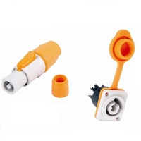 Connecteur audio IP65 à verrouillage par torsion, 4 pôles, compatible avec Neutrik Speakon NL4FC NL4FX NLT4X NL2FC