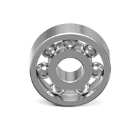 Micro-roulement ouvert pour mini-tour et broyeur à café, boutons de réglage, simple rangée, 602ZZ MR62, en acier GCR15 C3, graissé, 2x8x3mm