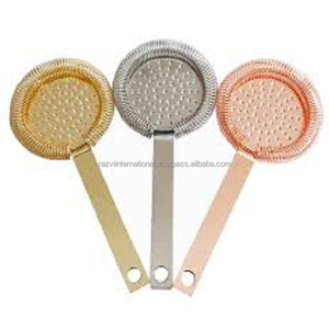 Colador de barra elegante chapado en oro, herramienta para hacer bebidas, accesorios para Bar - Product Image 4