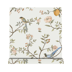 Creation Of Time And Space Peel Stick Wallpaper Floral Bird Pattern Self Adhesive Wall <b>Sticker</b> For Home Decor - Product Image 5