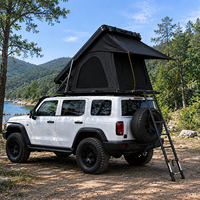 Tente de toit rigide triangulaire pour camping en plein air, tente de toit rigide pour voiture, accessoires 4x4, tente de toit