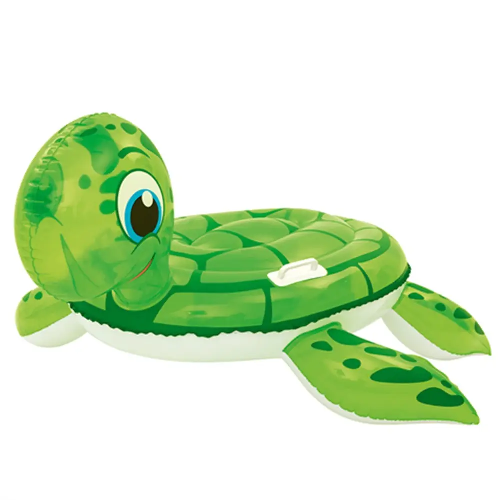 Newest cute animal inflatable turtle ride-on floating toys PVC swim pool float water ride floats