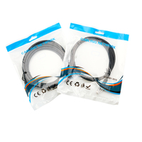 Kabel Patch Ethernet HYCONNECT HPC-U-C6 8P8C RJ45 Berkualitas Tinggi Cat5e/Cat6/Cat6a UTP Kontak Berlapis Emas Panjang Dapat Disesuaikan