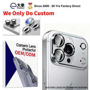 Protector de Lente de Cámara con Diseño Personalizado Ojos de Águila para iPhone 18 Pro Max Series, Cristal Templado 9H HD Transparente Antirrayas, Suministro al por Mayor - Product Image 1