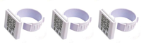 F-010 YIAN Mini Étiquettes RFID UHF en ABS à courte portée (0-10cm) pour bagues de patte de pigeon et de poulet, ISO 18000-2~125kHz, balises NFC pour oiseaux