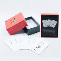 Cartes de jeu question défi carte d'activité vérité ou défi de haute qualité personnaliser la taille jeux de fête à boire jeux de cartes pour adultes
