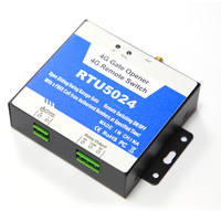 RTU5024 4G GSM Pengontrol Pembuka Pintu Jarak Jauh WiFi Saklar Relay Kontrol Akses untuk Otomatisasi Motor Gerbang Garasi