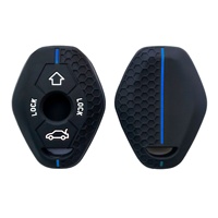 Vente en gros de coques de clés de voiture en silicone anti-chute durables, gel de silice, fabrication en vrac, housse de clé de voiture pour B-MW E34 E36 E38 E39 E46