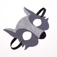 Loup léger et renard mascarade feutre visage masques de fête usine en gros pour Halloween