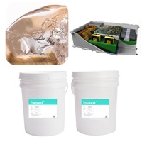 Hanast 1:1 Gel de silicone transparent bicomposant liquide, conducteur thermique, résistant à l'humidité, revêtement isolant pour l'électronique