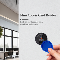 Lecteur de cartes RFID en plastique de petite taille intégré, 125 kHz, étanche, distance de lecture de 2 à 6 cm, pour système de contrôle d'accès