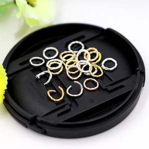Connecteurs de bijoux en boucle torsadée, argent et or, anneaux ouverts ronds pour la création de bracelets et boucles d'oreilles DIY - Product Image 2