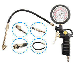 Accesorio para Auto: Inflador de Neumáticos con Manómetro Analógico - Esencial para el Kit de Mantenimiento - Product Image 4