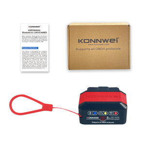Konnwei-Escáner de diagnóstico de coche KW905, escáner automático <span class=keywords><strong>OBD</strong></span>/EOBD con <span class=keywords><strong>Bluetooth</strong></span>, lector de código, Analizador de motor para coches diésel de 12V - Product Image 1