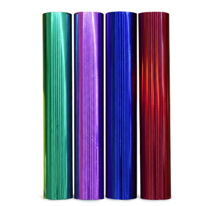Hot Stempelfolie High Quality High-Glossy Holographic Foil Heat Transfer Packaging <b>Paper</b> Plastic Roll Format Water Resistant - Product Image 1