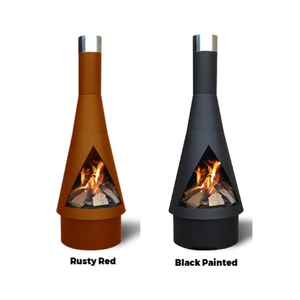 2025 Offre Spéciale de cheminée extérieure personnalisée épaisse en acier corten au bois pour patio - Product Image 2