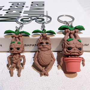 Nouvel Arrivage Porte-clés Mandela, Ornements Mandrake, Porte-clés en PVC, Pendentif pour Halloween, Voiture, Sac d'école, Porte-clés en Caoutchouc - Product Image 5