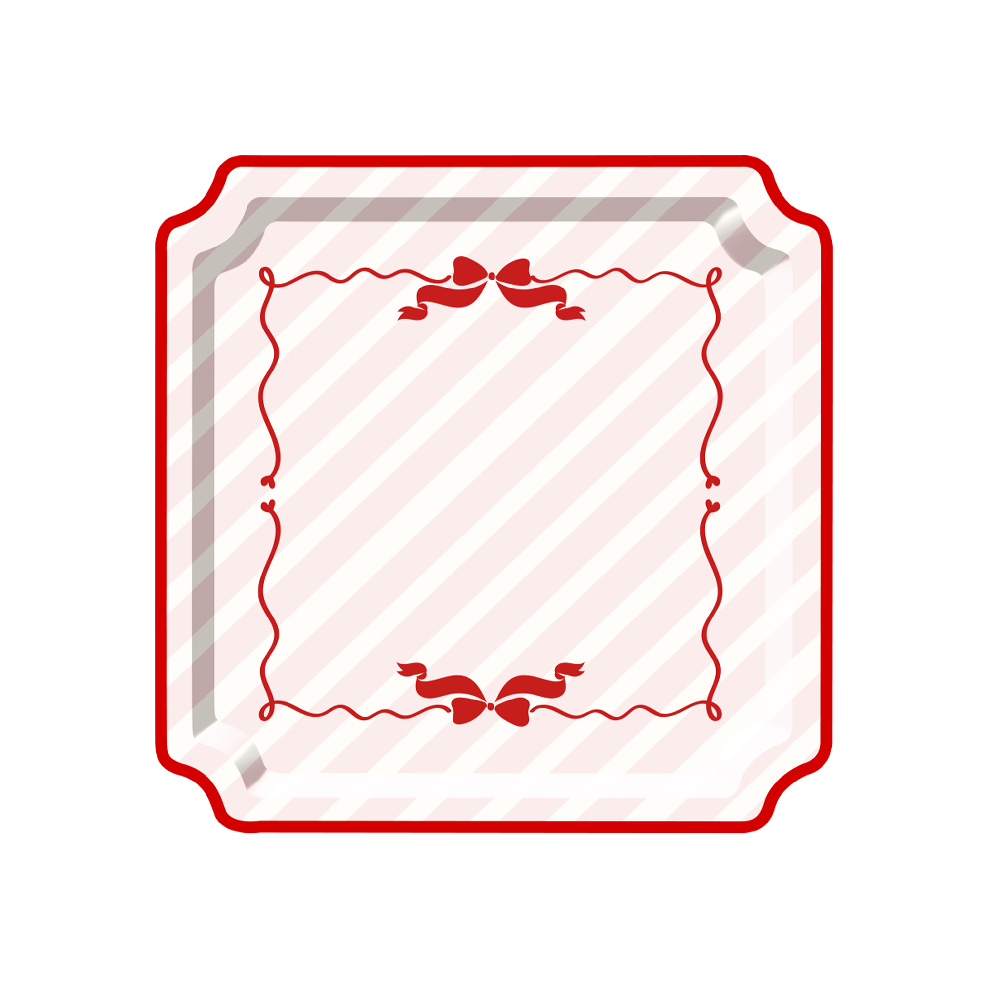 Plato de papel de 8 pulgadas * 8 unidades