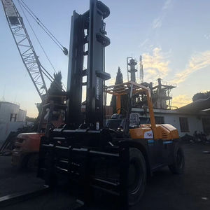 Chariot élévateur diesel d'occasion japonais 10 tonnes, moteur TCM/MITSUBISHI/Heli ISUZU, largeur de fourche 1,5 m, hauteur de fourche 125 mm, garantie 6 mois - Product Image 1