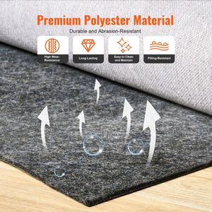 DB Wholesale 25X94.5 po d'épaisseur tapis de tapis 0.24 "antidérapant tapis pince pour extérieur salon porte-motif carré lavable - Product Image 4