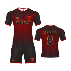 De piel apretado hombre Camiseta de manga corta negro <span class=keywords><strong>amarillo</strong></span> de fútbol <span class=keywords><strong>jersey</strong></span> personalizado equipo camisetas - Product Image 1