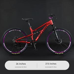 Bicicleta <span class=keywords><strong>de</strong></span> Montaña <span class=keywords><strong>de</strong></span> Suspensión Completa 27.5 Pulgadas Cuadro <span class=keywords><strong>de</strong></span> Bicicleta MTB <span class=keywords><strong>de</strong></span> Aleación <span class=keywords><strong>de</strong></span> Aluminio <span class=keywords><strong>Bicicletas</strong></span> <span class=keywords><strong>de</strong></span> Montaña con Suspensión <span class=keywords><strong>Doble</strong></span> Completa - Product Image 5