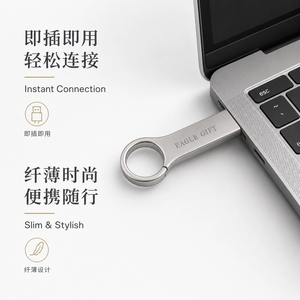 พวงกุญแจแฟลชไดรฟ์ USB พร้อมการเชื่อมต่อ 802.11n แฟลชไดรฟ์ USB แบบพกพา PVC ความจุ 4G 8G 16G 32G 64G สำหรับโปรโมชั่น - Product Image 5