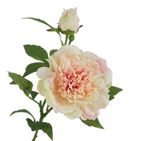 Bouquet de mariée en gros, fleurs de pivoine en latex pour la décoration de mariage