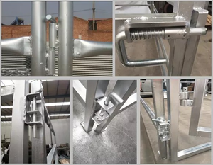 2.9m dễ dàng lắp ráp hàng rào an ninh kim loại gạo gia súc sân tấm cho đất nông nghiệp hàng rào gia súc để sử dụng trang trại - Product Image 3