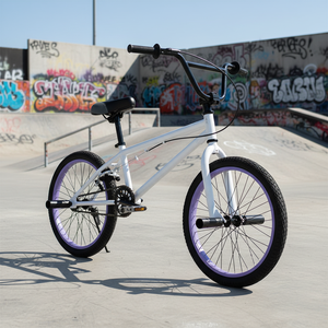 Vélo <span class=keywords><strong>BMX</strong></span> <span class=keywords><strong>Freestyle</strong></span> 20 pouces avec frein en V, cadre en acier et jantes colorées, personnalisable, en stock usine, pour jeunes - Product Image 6