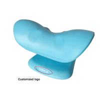 Oreiller de massage cervical en forme de C Outil de massage du cou polyvalent Oreiller de pression des doigts par gravité Outil de traction des épaules et du cou