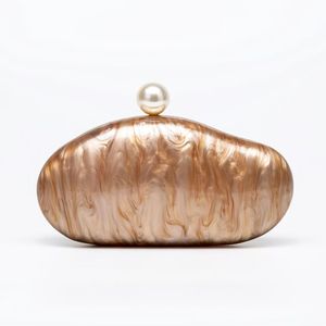 Nouveau Sac à Bandoulière Géométrique en Coton Acrylique Style Européen <span class=keywords><strong>et</strong></span> Américain 2026 pour Femme, Tête de Perle Tendance <span class=keywords><strong>et</strong></span> Coque en Acrylique - Product Image 2