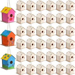 ที่แขวนยังไม่เสร็จบ้านไม้รังนกศิลปะสร้างสรรค์เป็นมิตรกับสิ่งแวดล้อมโครงการรังนกสำหรับห้องเรียนกิจกรรมปาร์ตี้ออกแบบแกะสลัก - Product Image 1