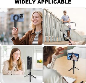 Mini Trípode Magnético de Aluminio para Smartphone, Soporte de Bolsillo para Teléfono Celular con Imán Fuerte y Montaje Rápido para <span class=keywords><strong>iPhone</strong></span> 17 16 15 14 <span class=keywords><strong>13</strong></span> 12 - Product Image 4