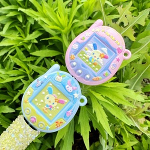 Cuentas de acrílico con forma de <span class=keywords><strong>Tamagotchi</strong></span> de dibujos animados japoneses de 36 mm x 30 mm, cuentas de acrílico con apertura de 3 mm - Product Image 2
