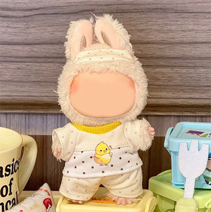 Lafufu 17Cm Thời Trang Búp Bê Đầu Tiên & Thế Hệ Thứ Hai Bé Quần Áo Phim Hoạt Hình Đồ Chơi Cho Cổ Ngồi & Đứng - Product Image 5