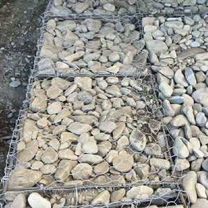 Malla de Alambre Galvanizado en Caliente con Recubrimiento de PVC para Muros de Contención de Roca, Cestas Hexagonales Cuadradas Soldadas Tipo Gabion, Tamaño Personalizado - Product Image 2