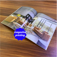 Impression en gros de papier couché A3 A4 A5 A6, impression offset, impression personnalisée de magazines, livres, livrets publicitaires