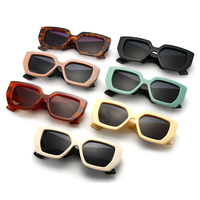 Twooo — lunettes de soleil rétro pour hommes et femmes, jambes larges, verres ombrés, 6230