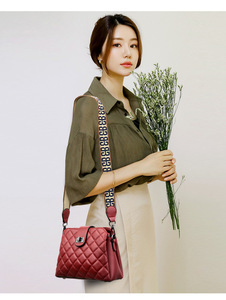 Guangzhou Factory Wholesale Classic Satchel Handbags Shoulder Bags Vintage <b>Quilted</b> Purse and Handbag for Women - Product Image 2